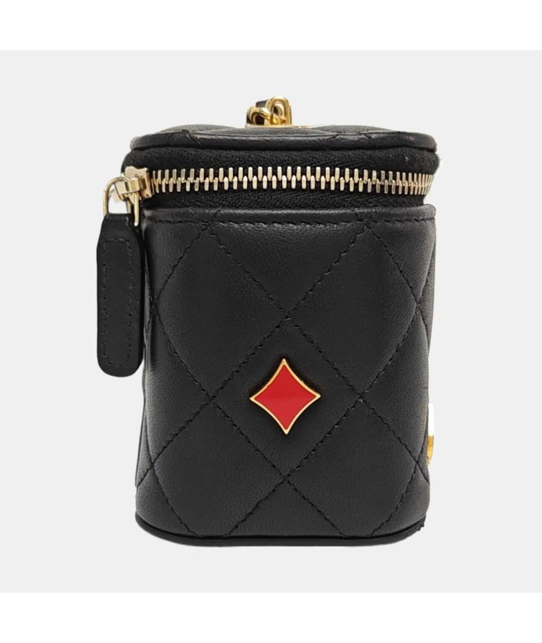 CHANEL Черная кожаная сумка через плечо, фото 3