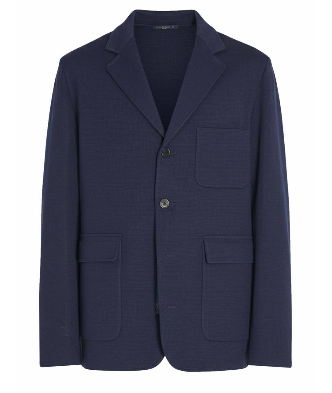 GUCCI Синий хлопковый пиджак, фото 1