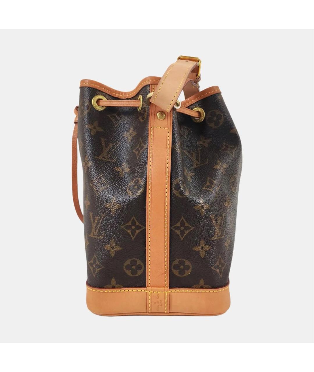 LOUIS VUITTON Коричневая кожаная сумка через плечо, фото 2