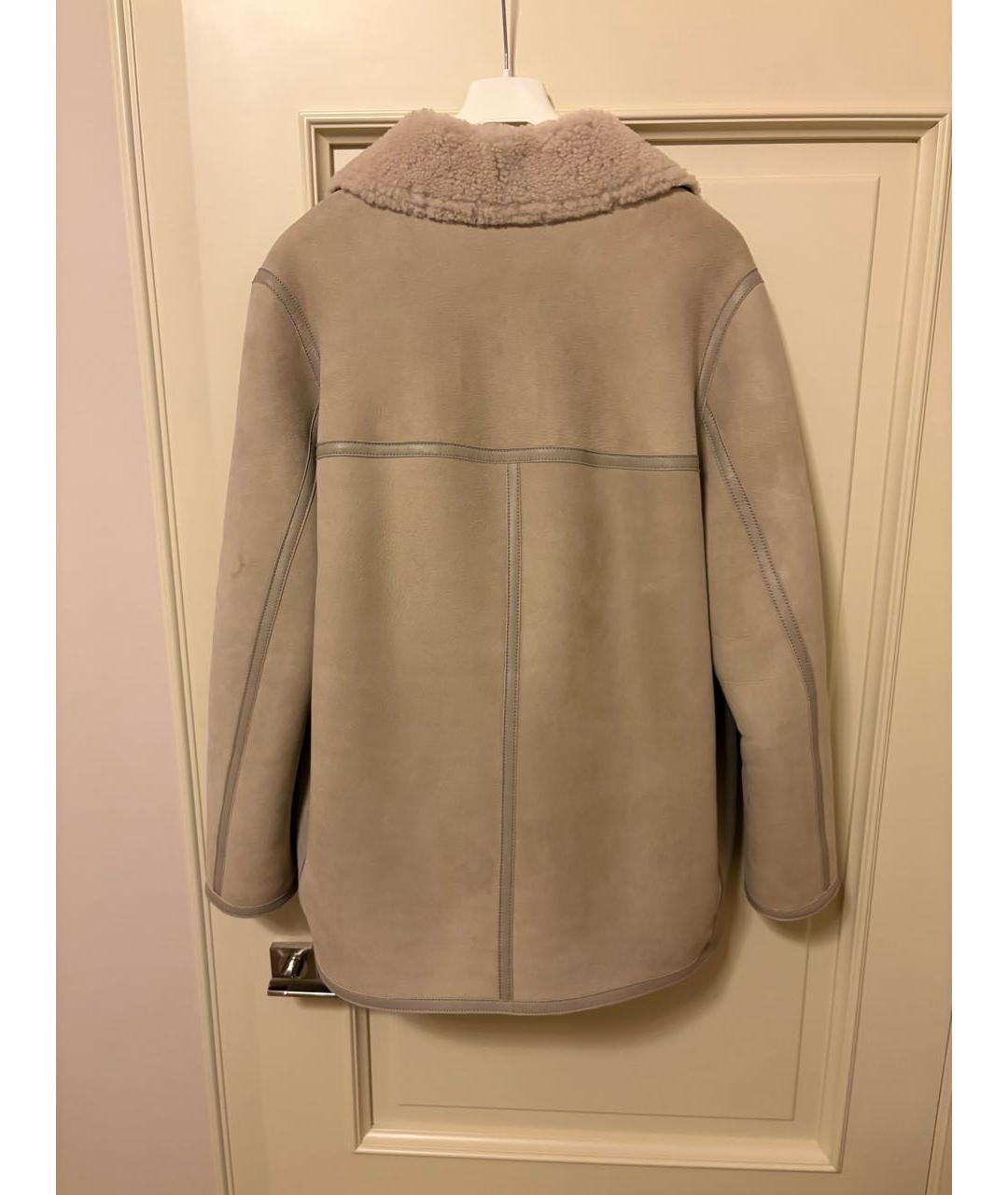 ISABEL MARANT ETOILE Бежевая замшевая дубленка, фото 2