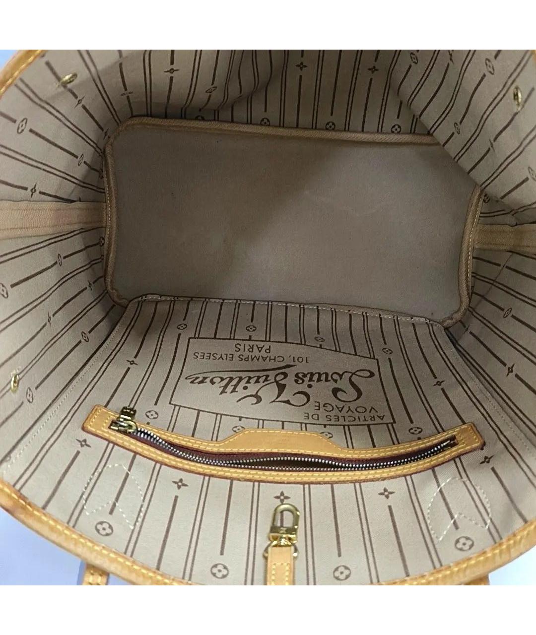 LOUIS VUITTON Коричневая кожаная сумка через плечо, фото 6