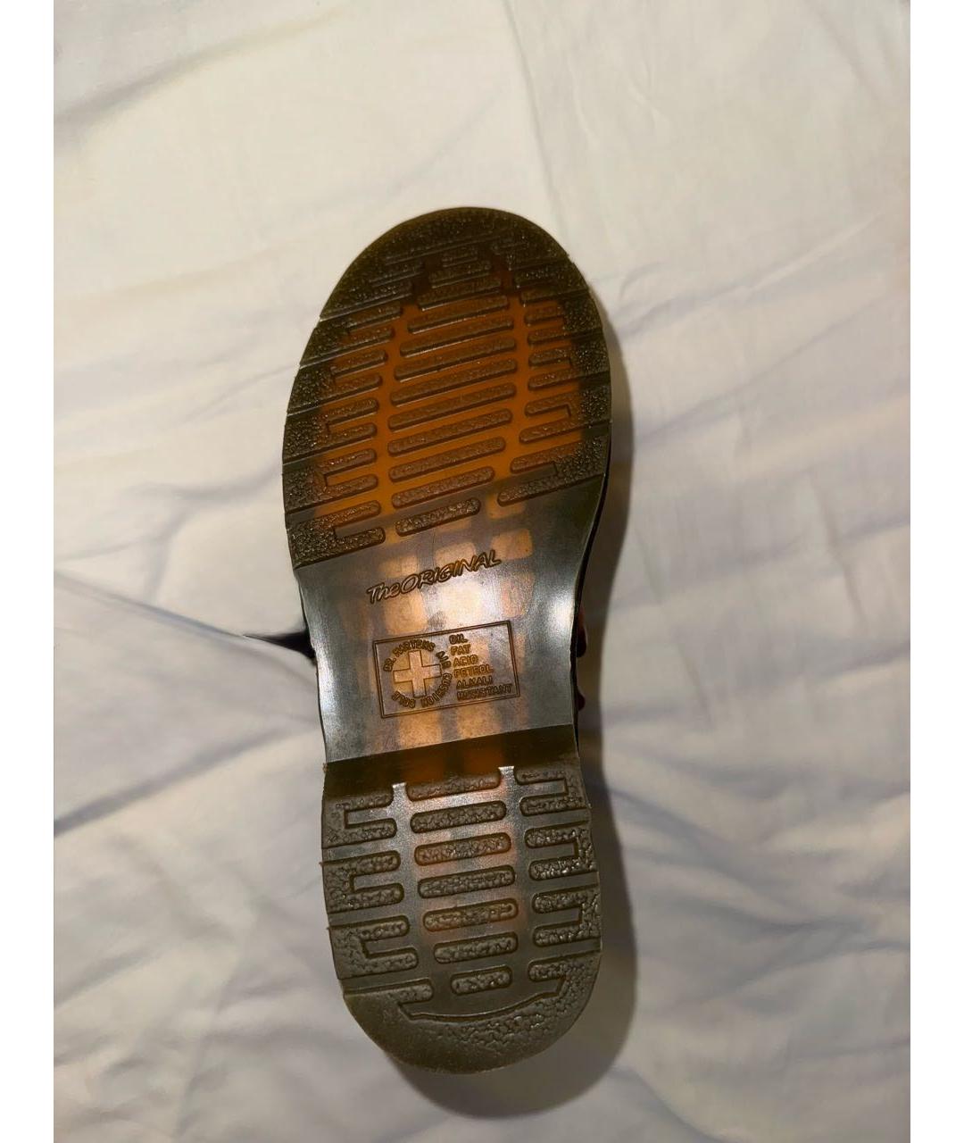 DR. MARTENS Черные кожаные ботинки, фото 5