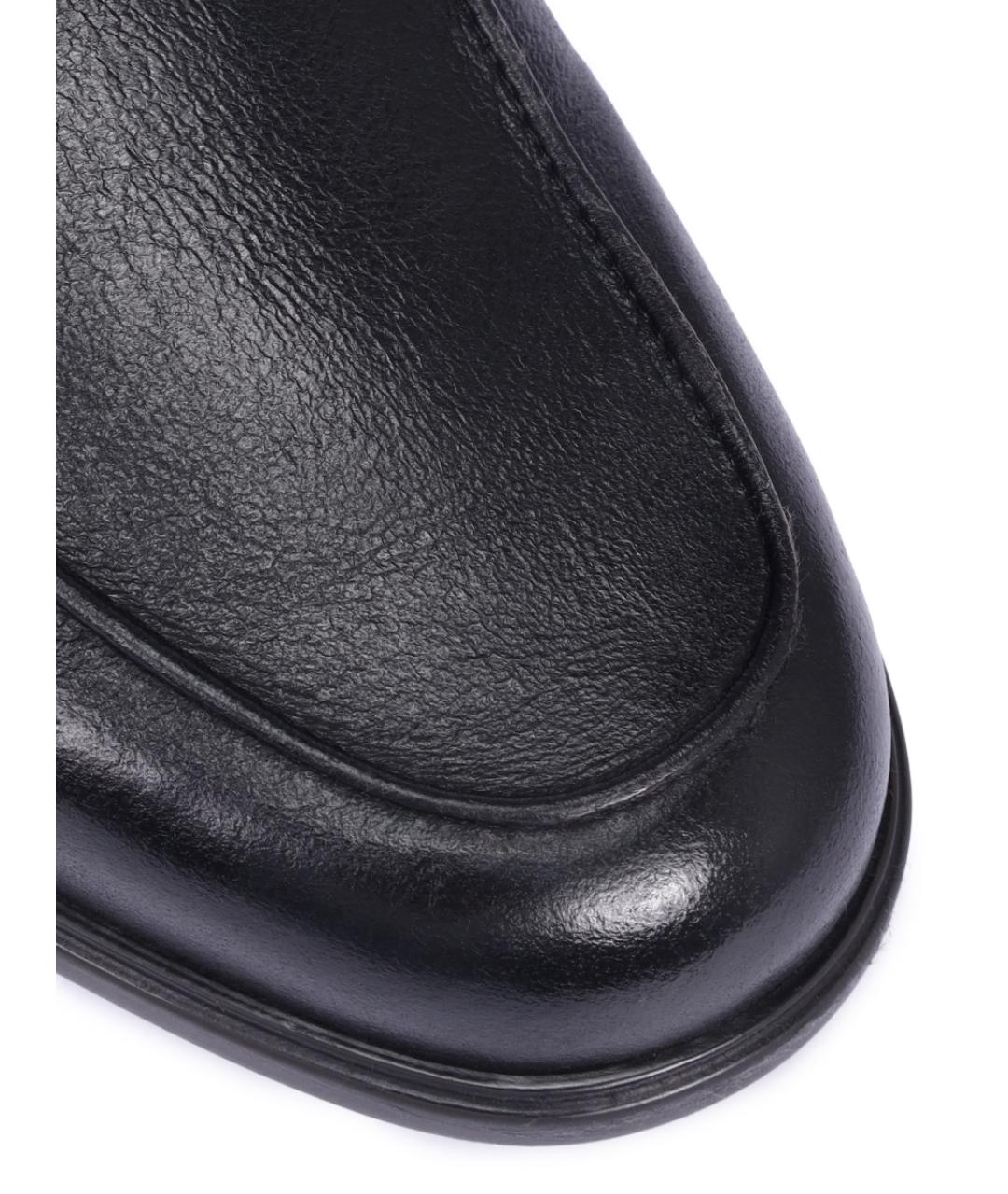 SANTONI Черные лоферы, фото 5