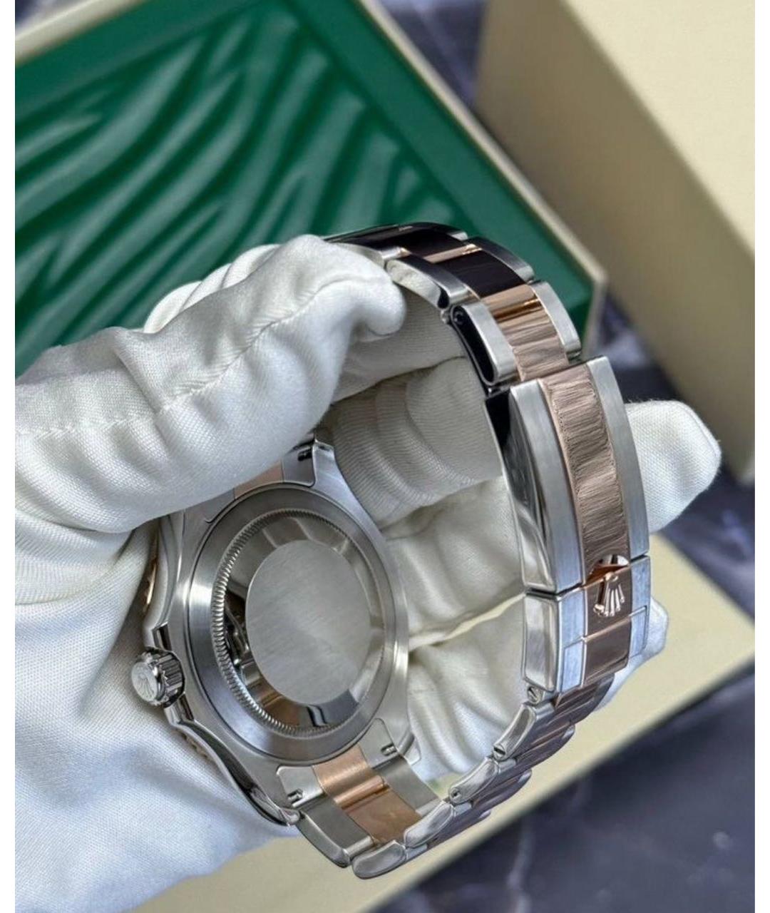 ROLEX Черные часы, фото 4