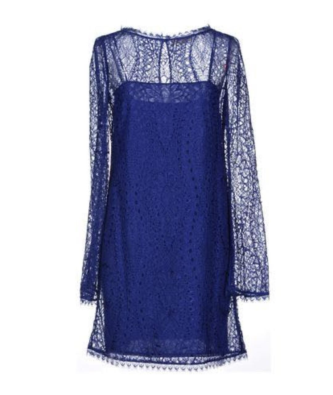 EMILIO PUCCI Темно-синее вискозное коктейльное платье, фото 1