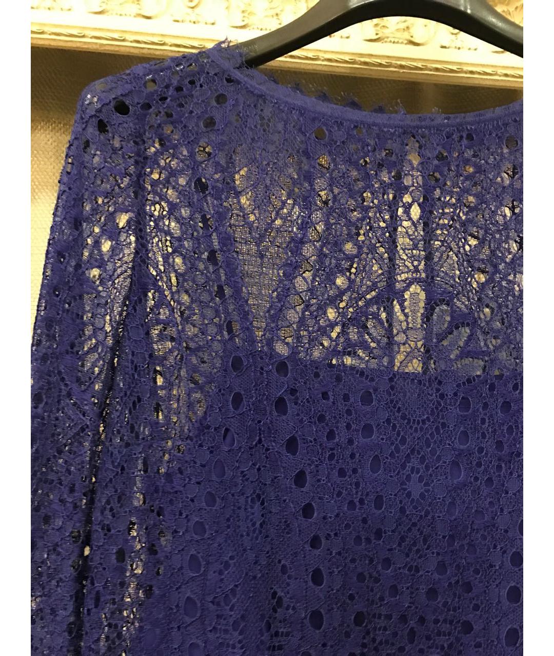 EMILIO PUCCI Темно-синее вискозное коктейльное платье, фото 5