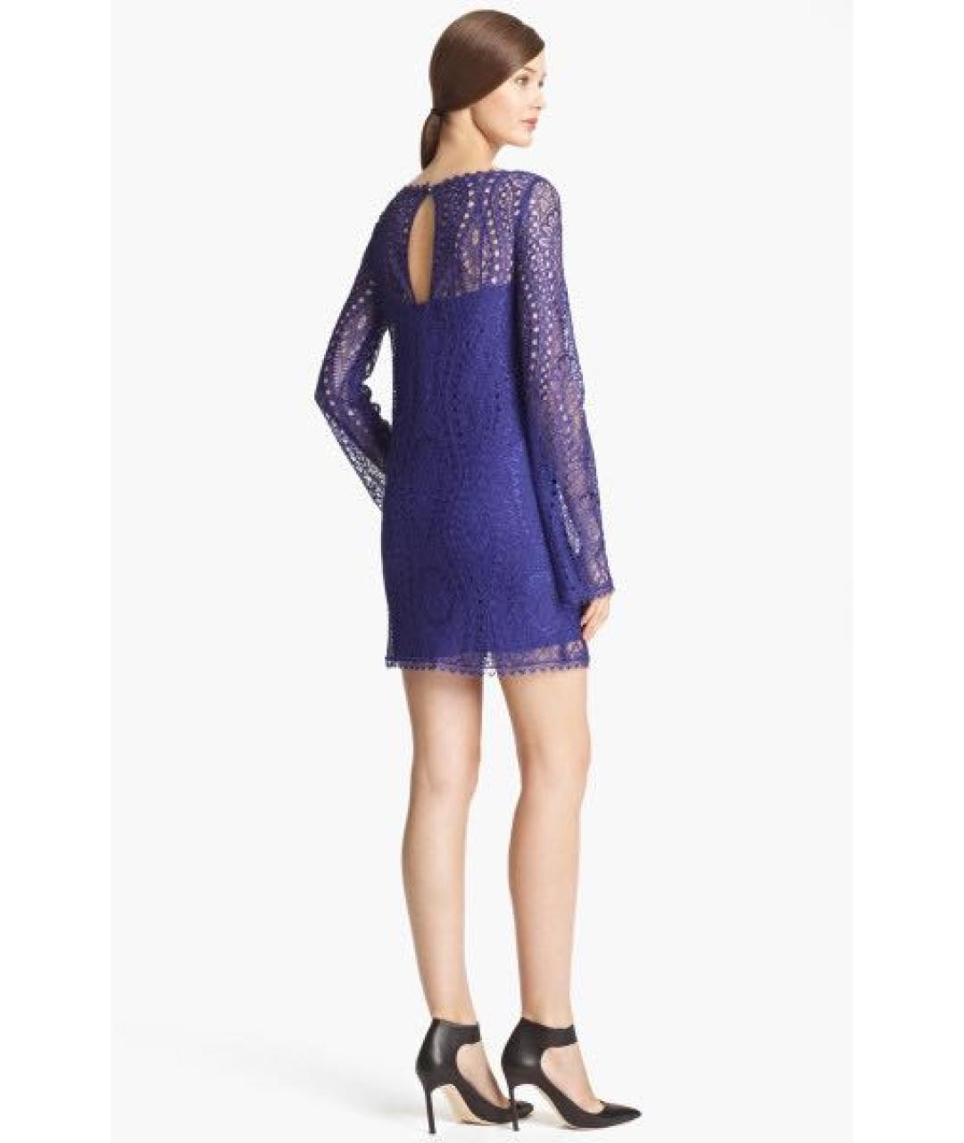 EMILIO PUCCI Темно-синее вискозное коктейльное платье, фото 3