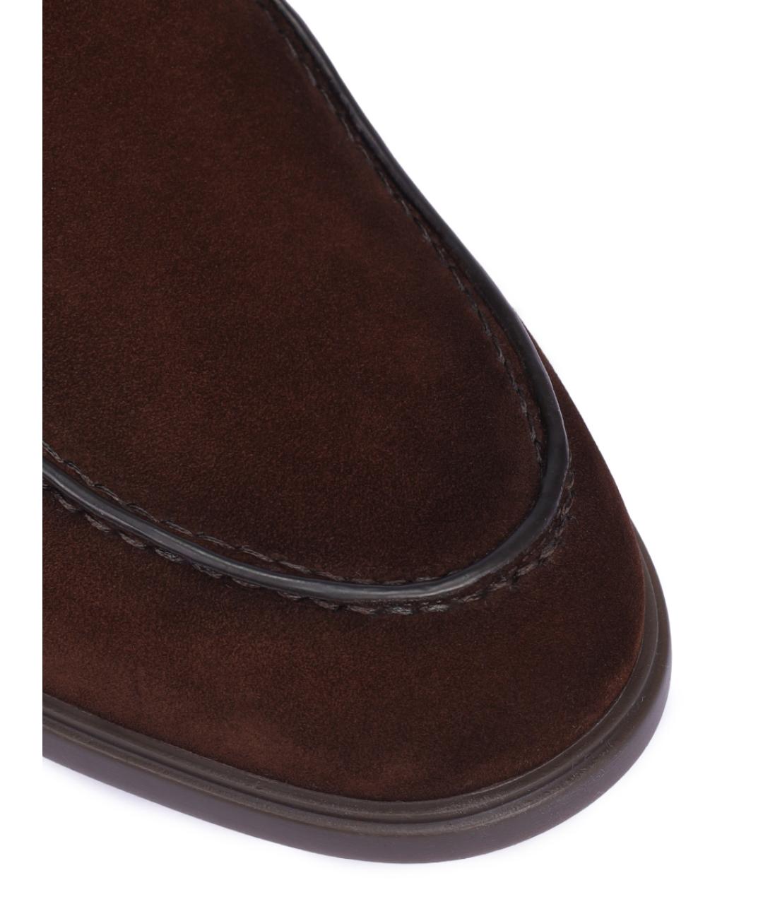 SANTONI Коричневые высокие ботинки, фото 5