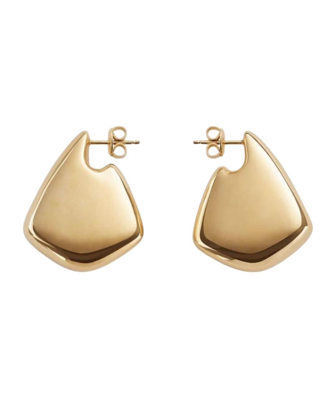 BOTTEGA VENETA Золотые серебряные серьги, фото 1