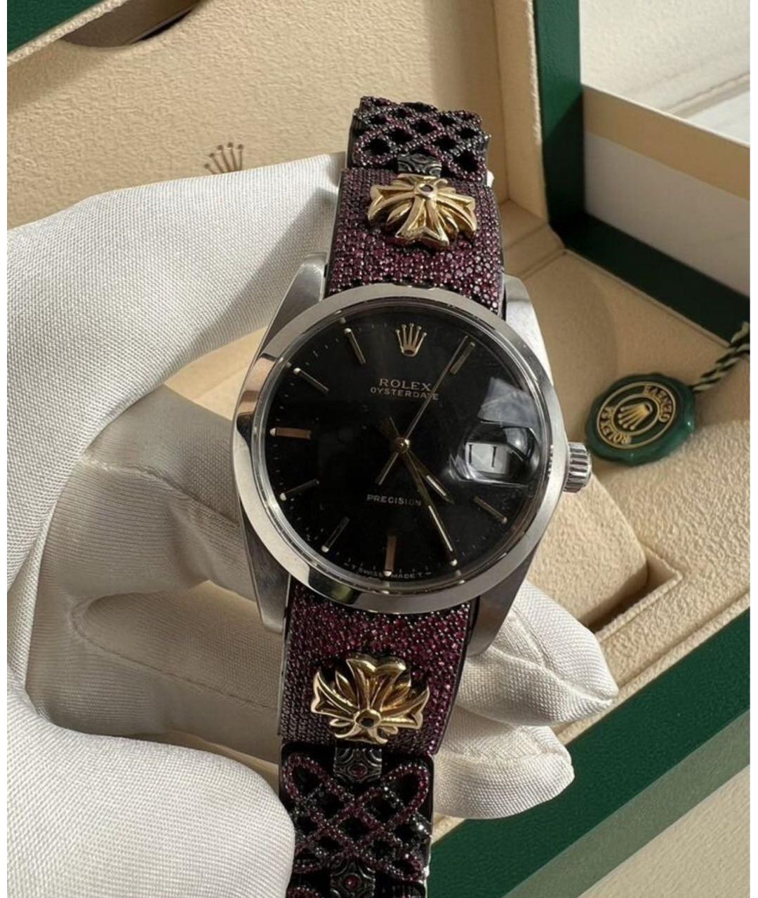 ROLEX Черные часы, фото 3