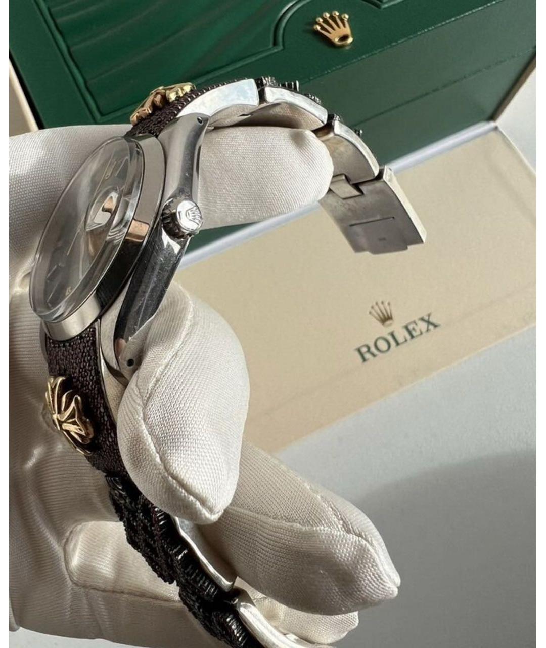 ROLEX Черные часы, фото 4