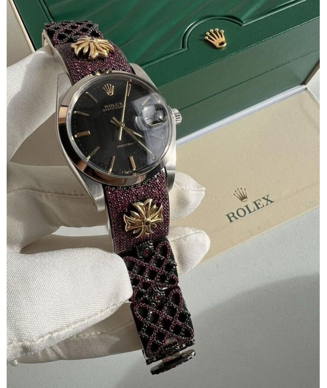 ROLEX Черные часы, фото 2