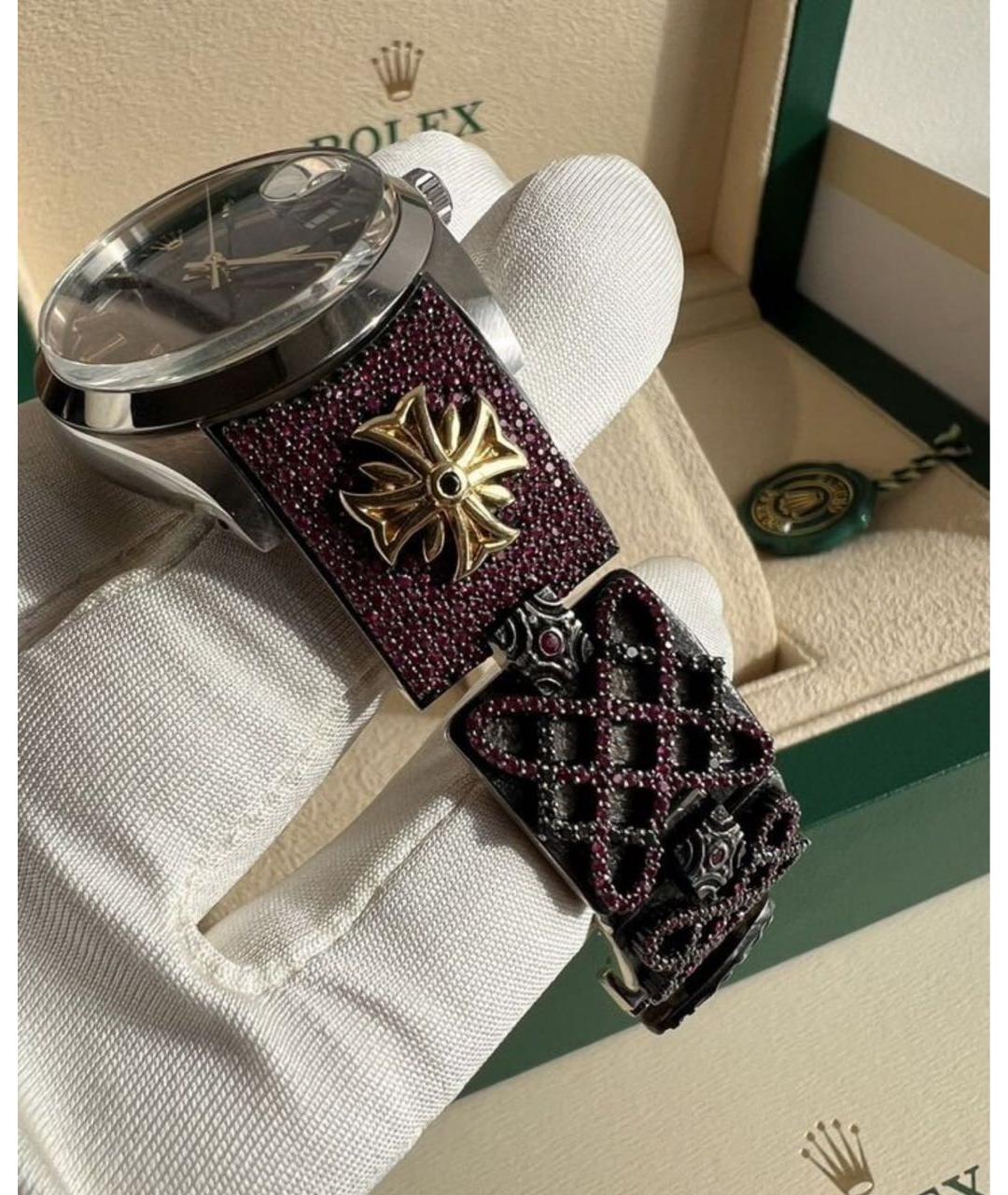 ROLEX Черные часы, фото 5