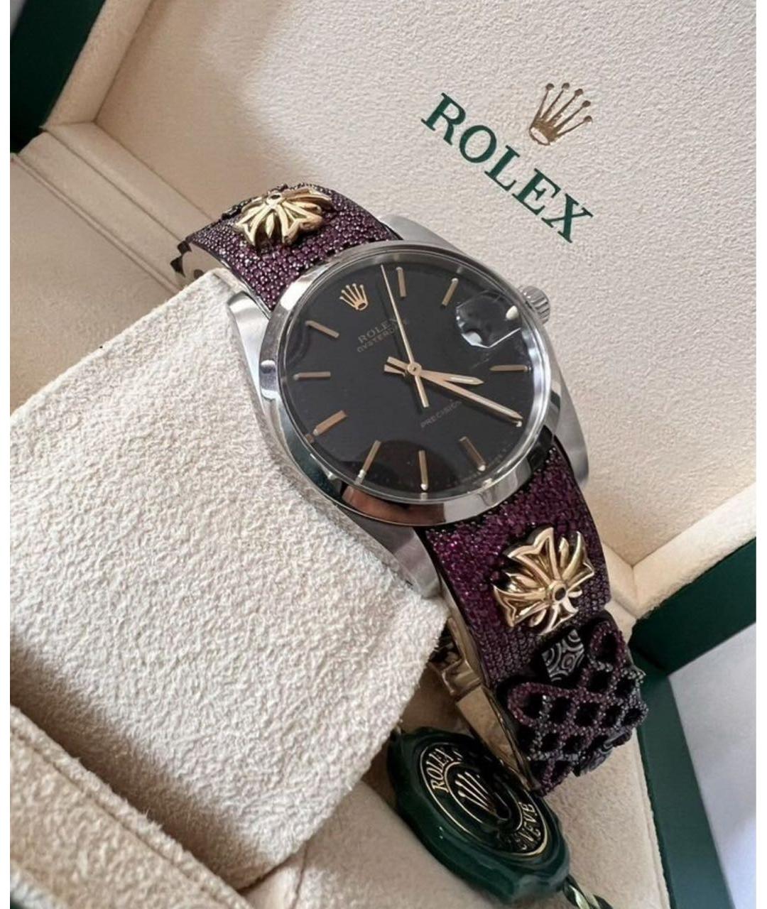 ROLEX Черные часы, фото 9
