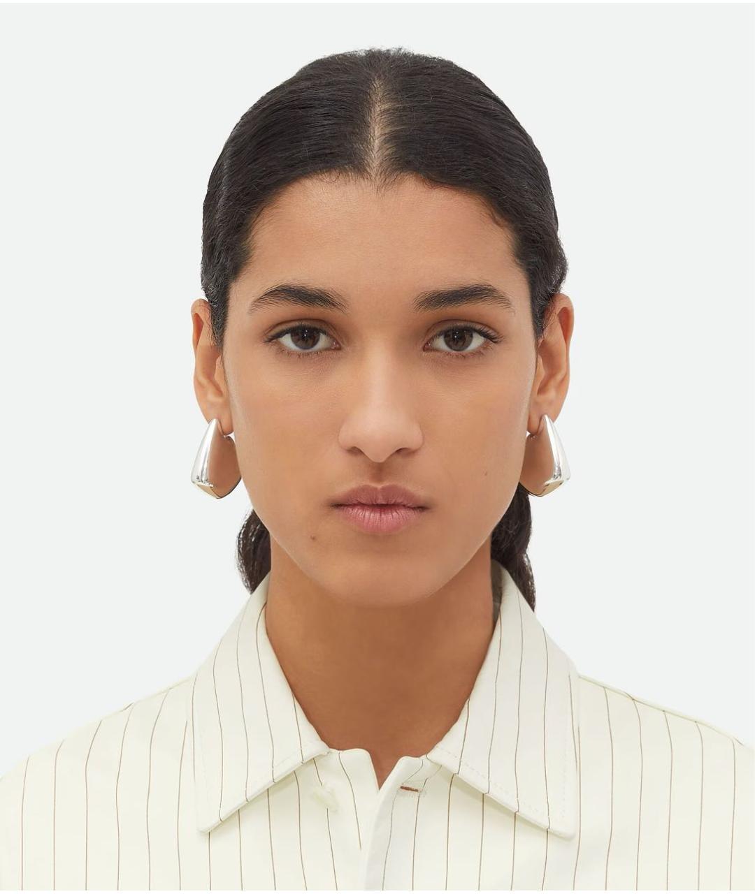 BOTTEGA VENETA Серебряные серебряные серьги, фото 2