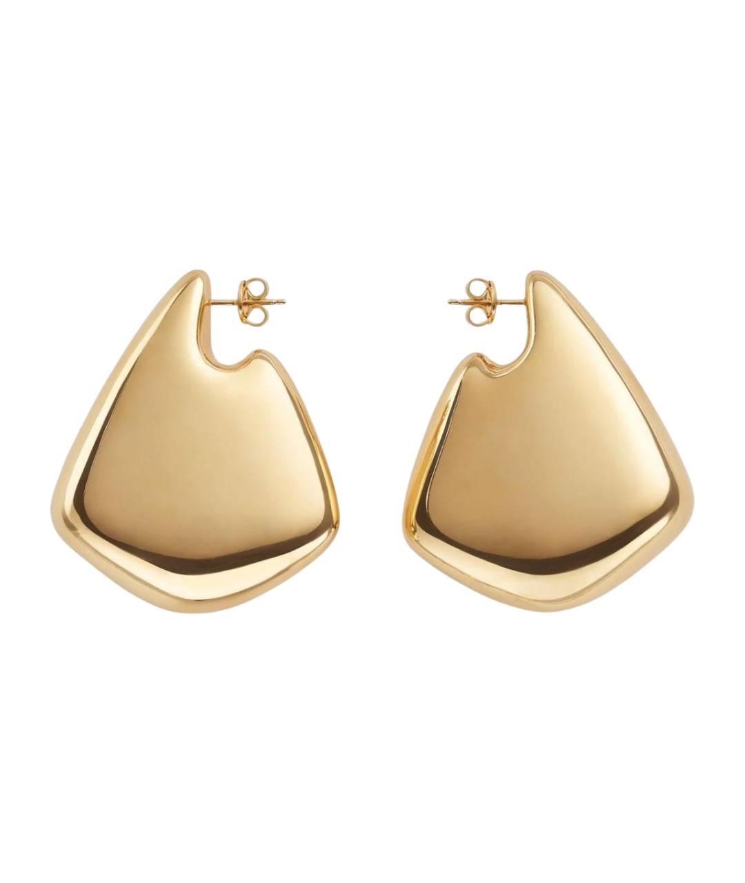 BOTTEGA VENETA Золотые серебряные серьги, фото 1