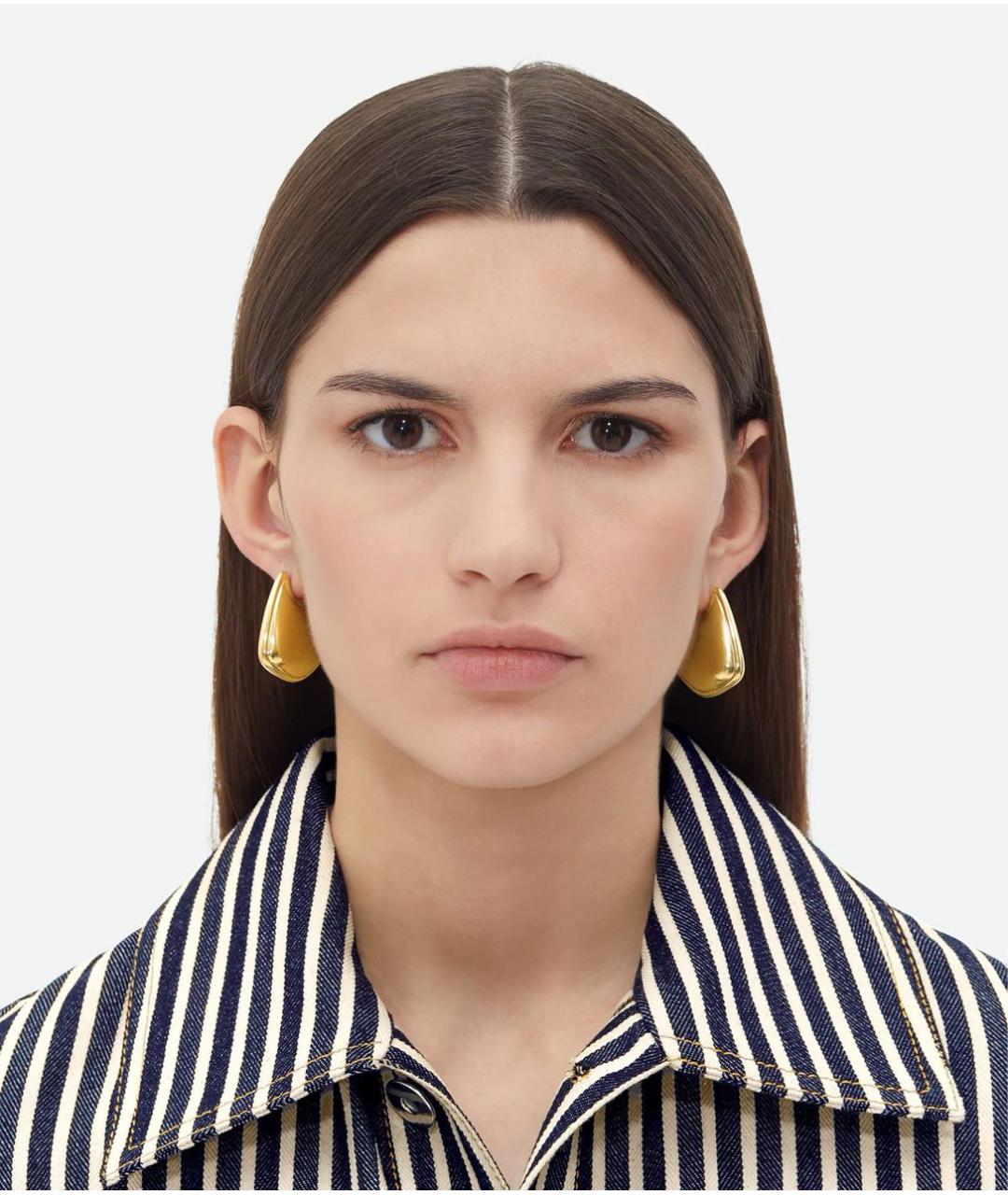 BOTTEGA VENETA Серебряные серебряные серьги, фото 5