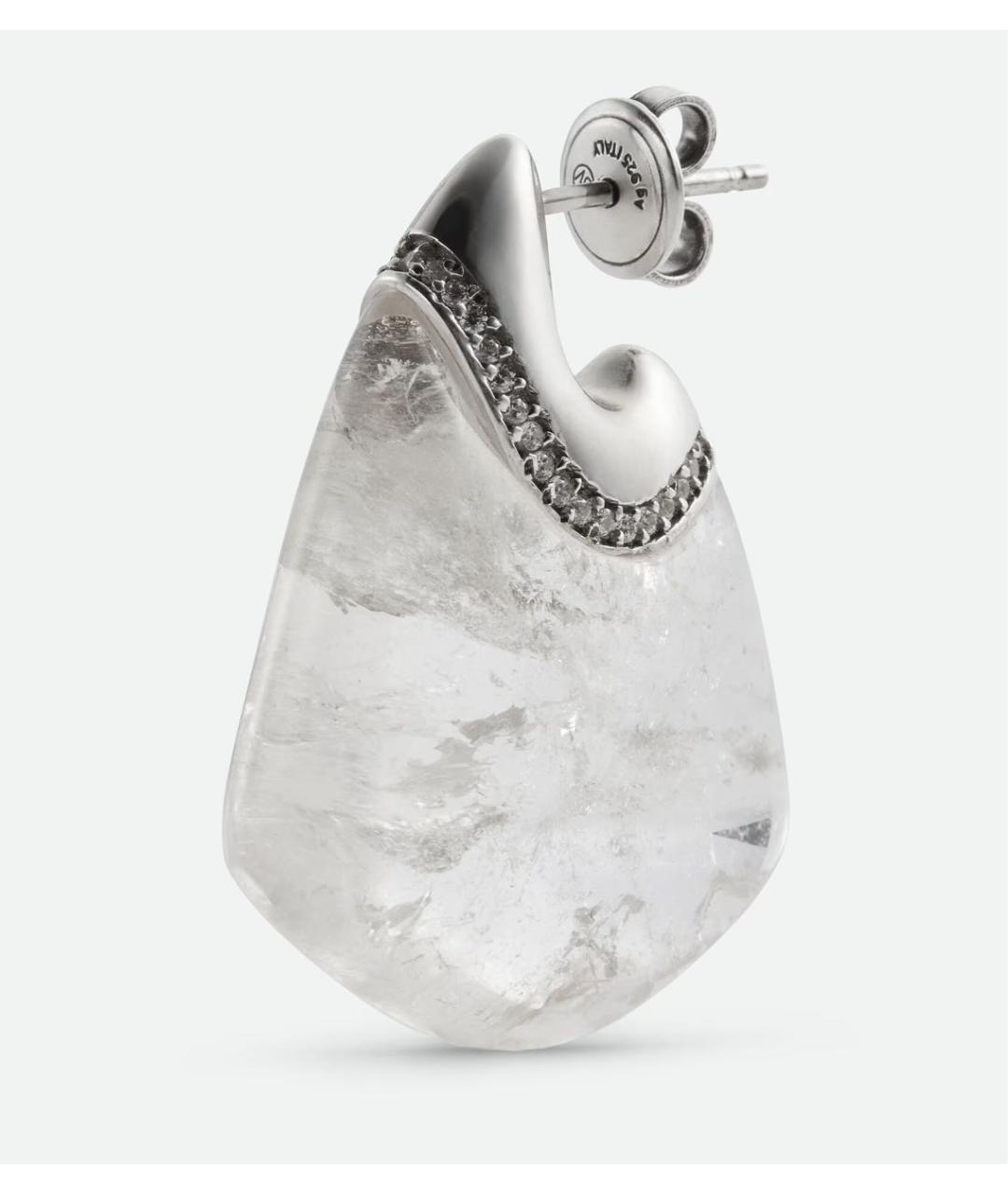 BOTTEGA VENETA Серебряные серебряные серьги, фото 3