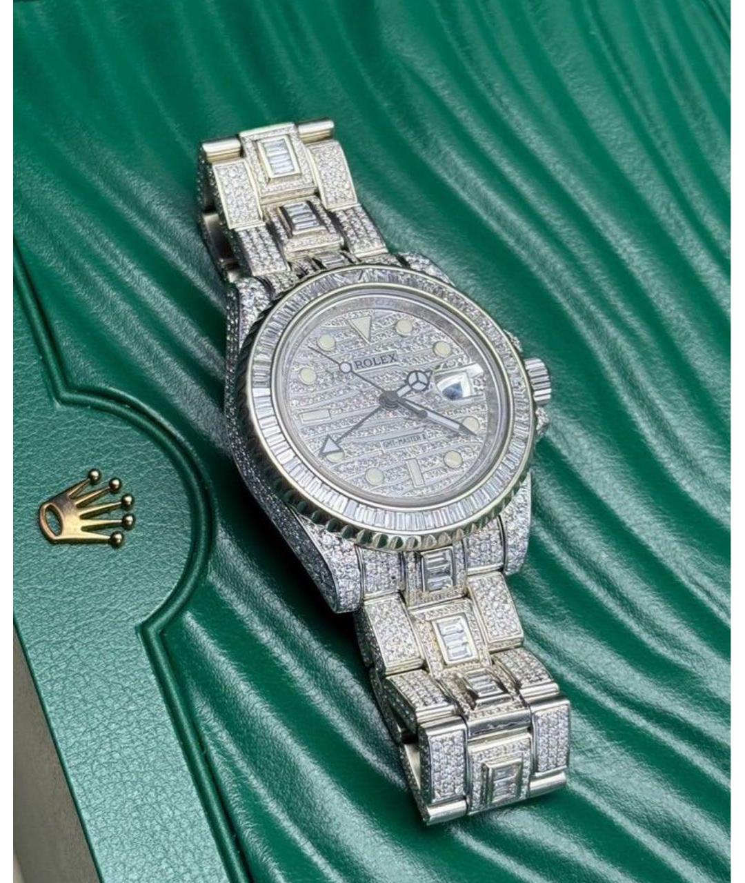 ROLEX Серебряные металлические часы, фото 6