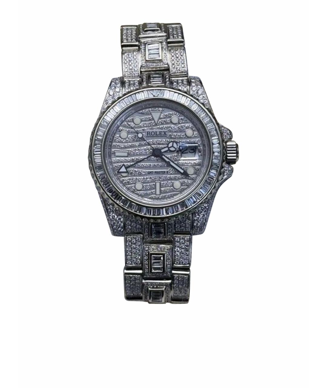 ROLEX Серебряные металлические часы, фото 1