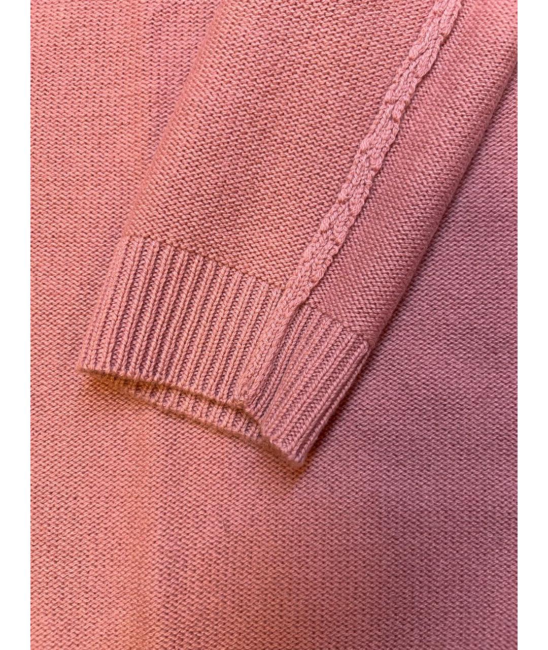 VALENTINO Розовый кашемировый джемпер / свитер, фото 5