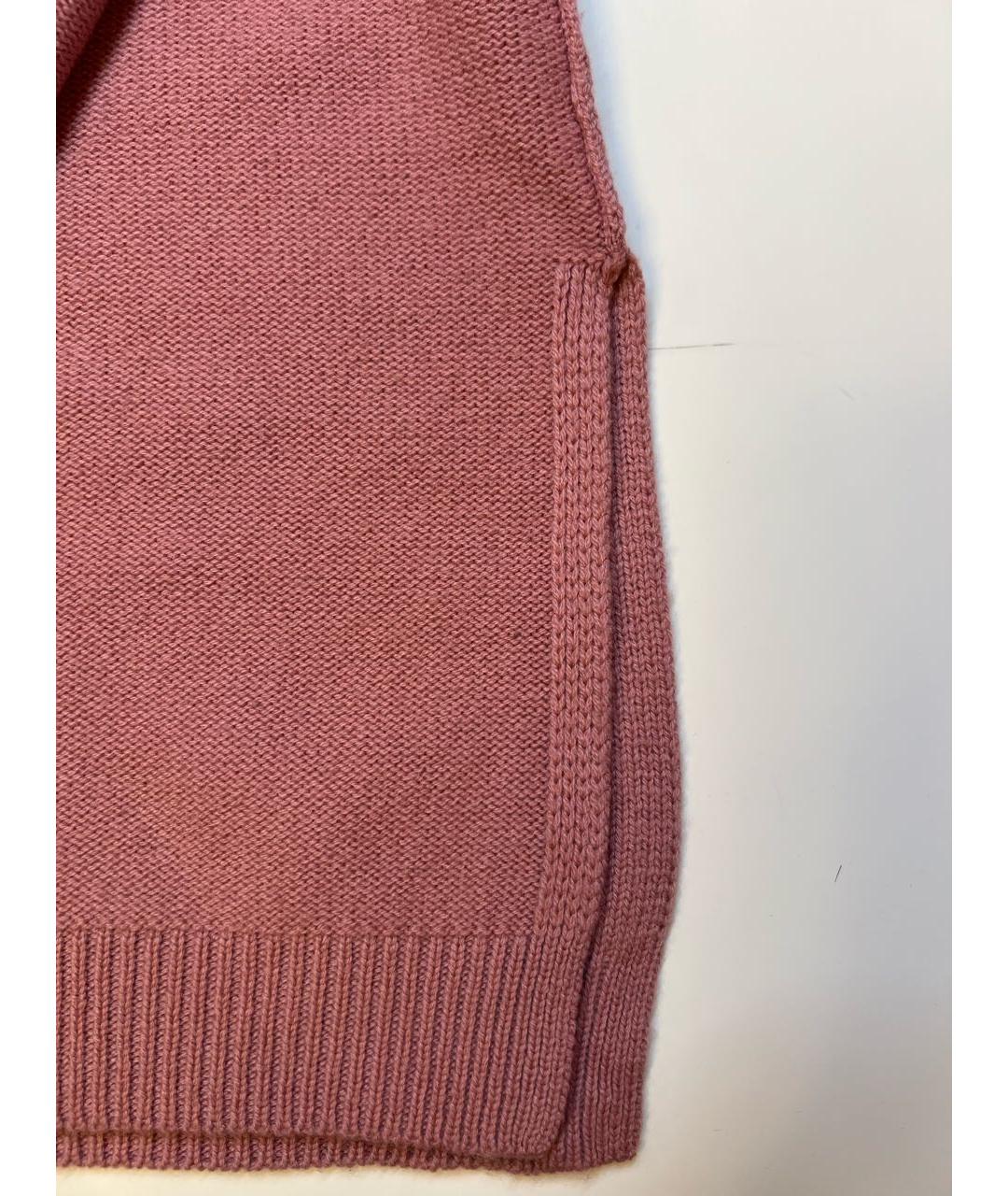 VALENTINO Розовый кашемировый джемпер / свитер, фото 4