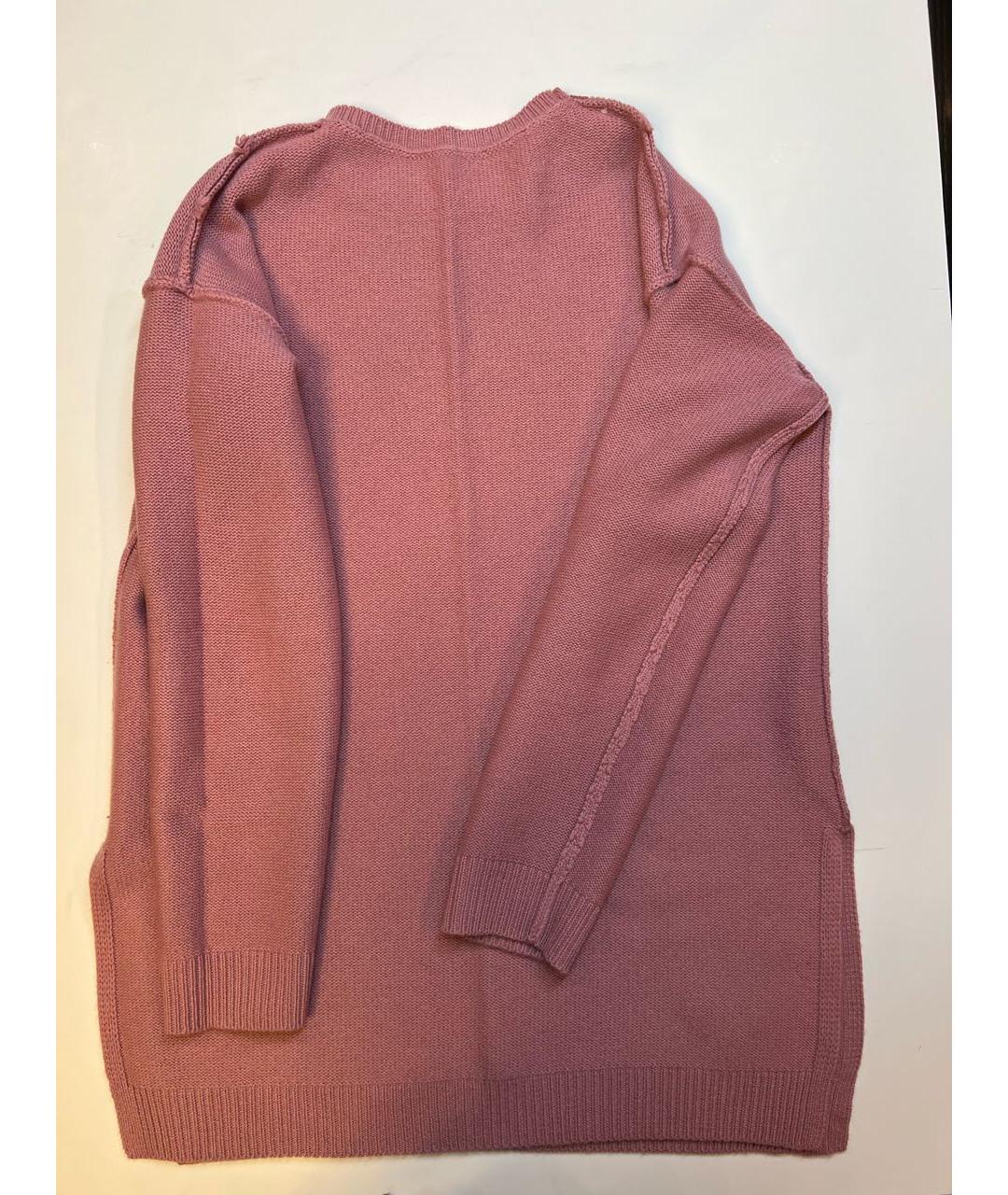 VALENTINO Розовый кашемировый джемпер / свитер, фото 3