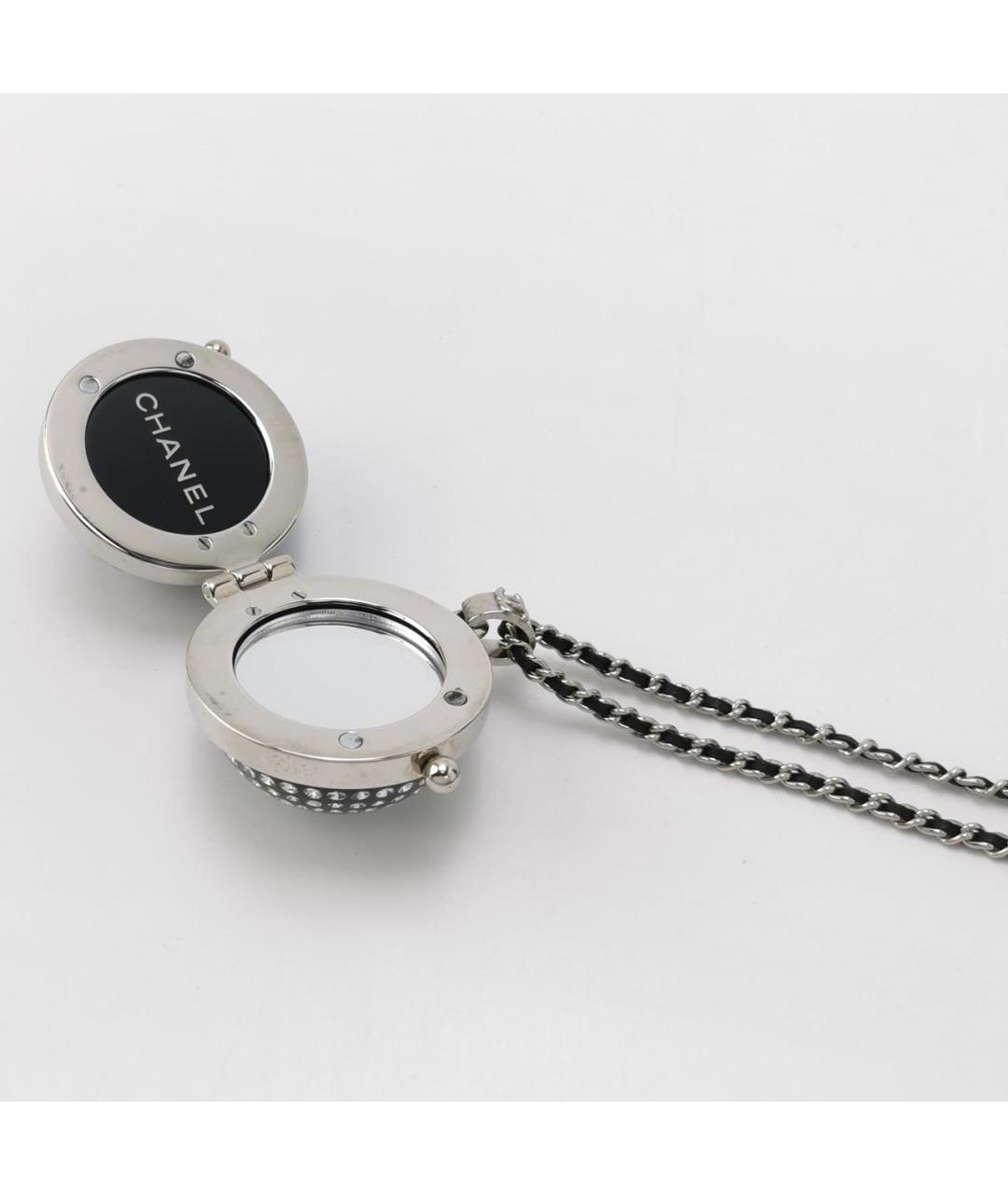 CHANEL Черное металлическое колье, фото 6