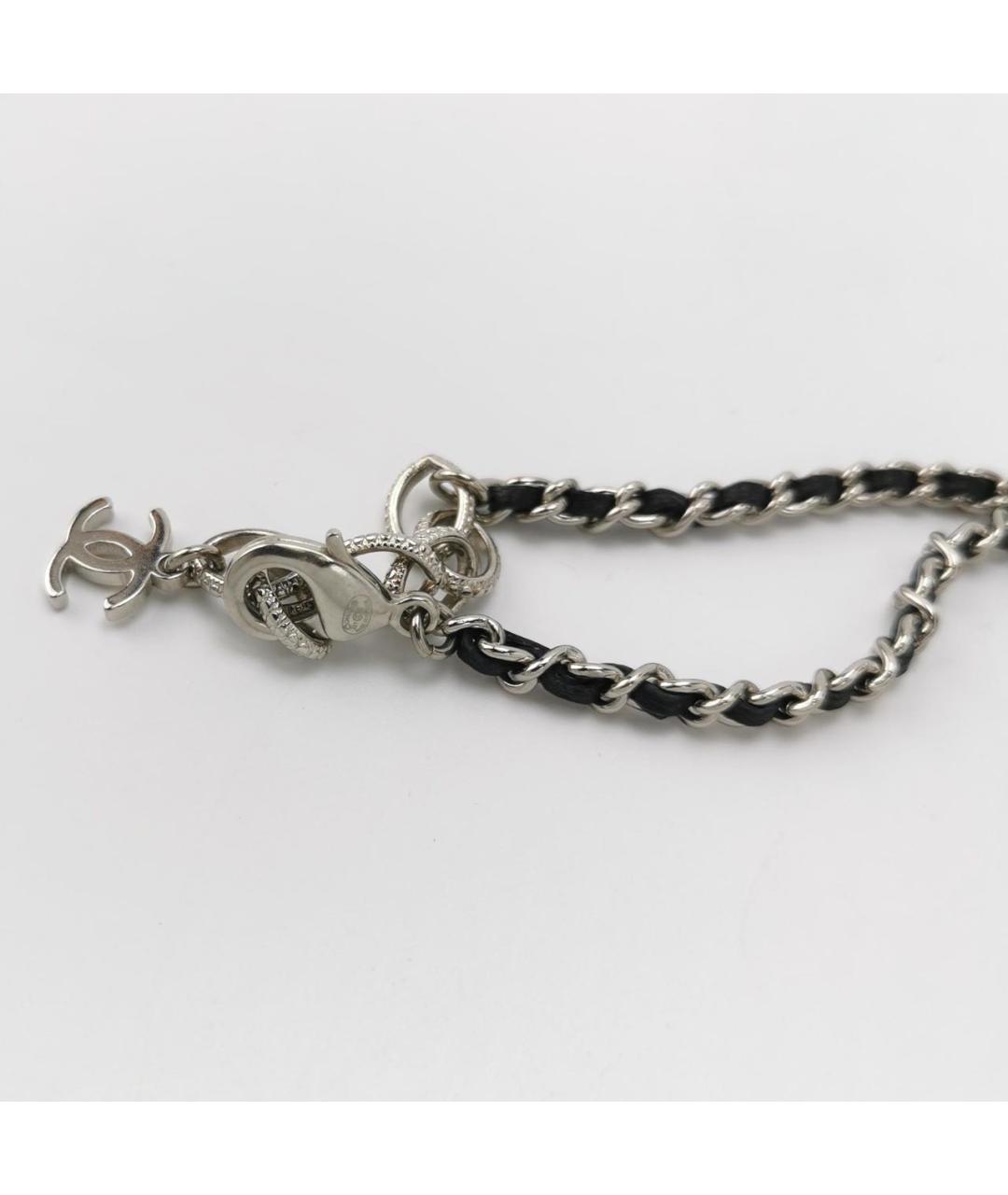 CHANEL Черное металлическое колье, фото 5