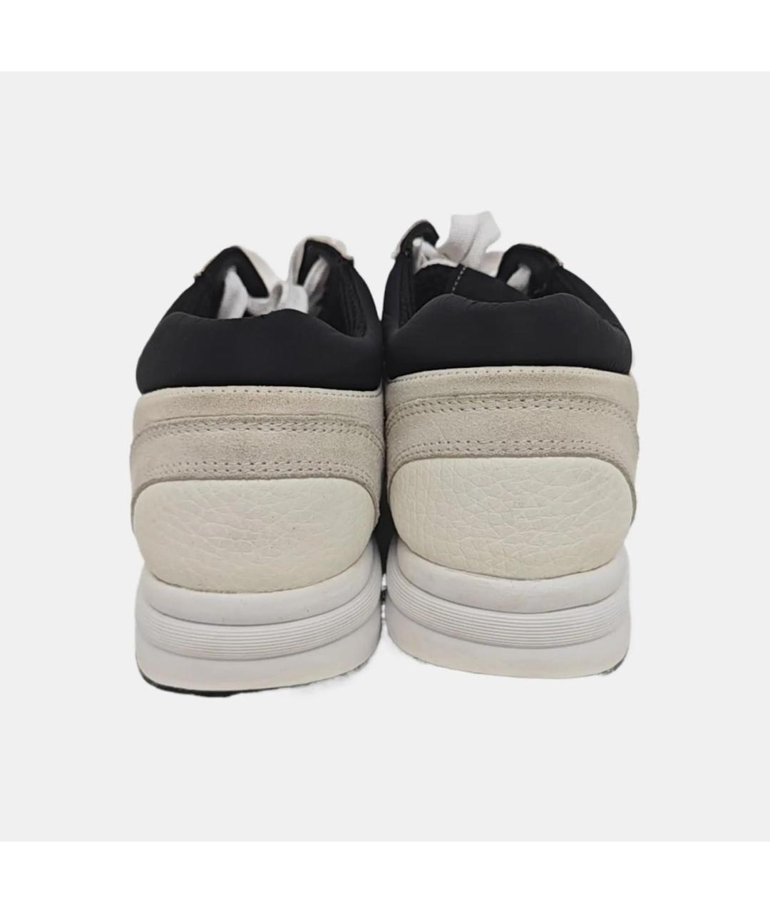 CHANEL Белые кожаные кроссовки, фото 4