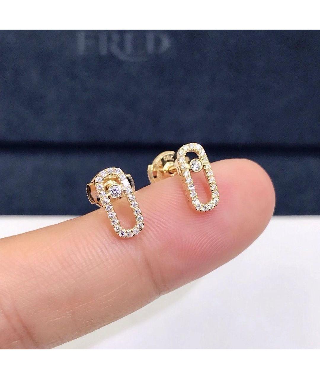 MESSIKA Желтые серьги из желтого золота, фото 4