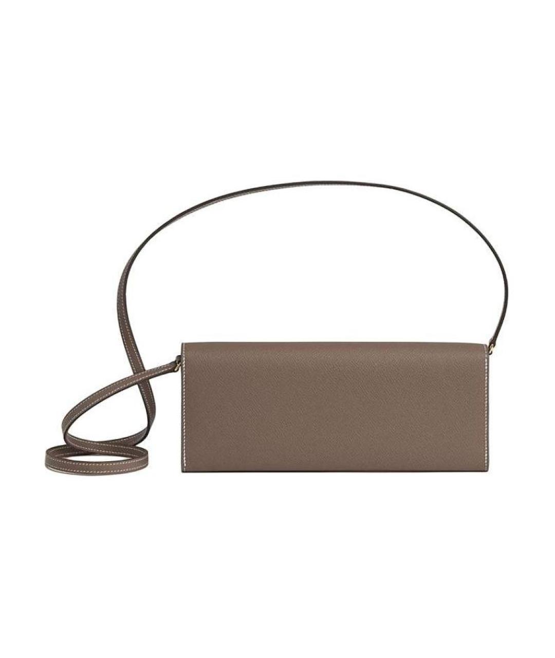 HERMES Синий кожаный кошелек, фото 2