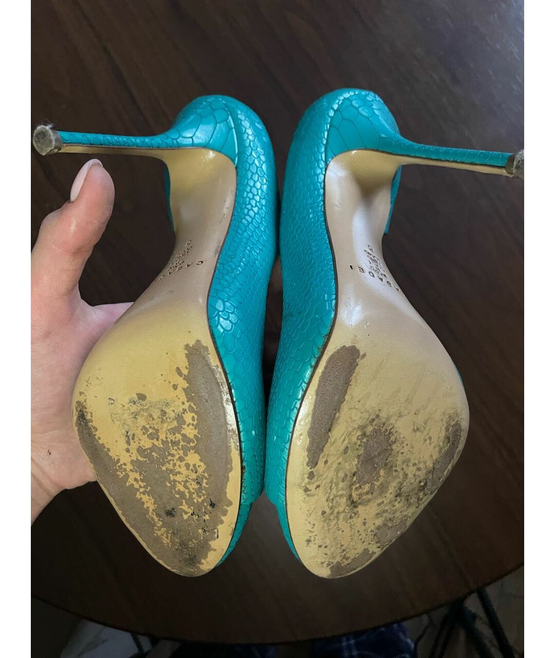 CASADEI Голубые замшевые туфли, фото 3