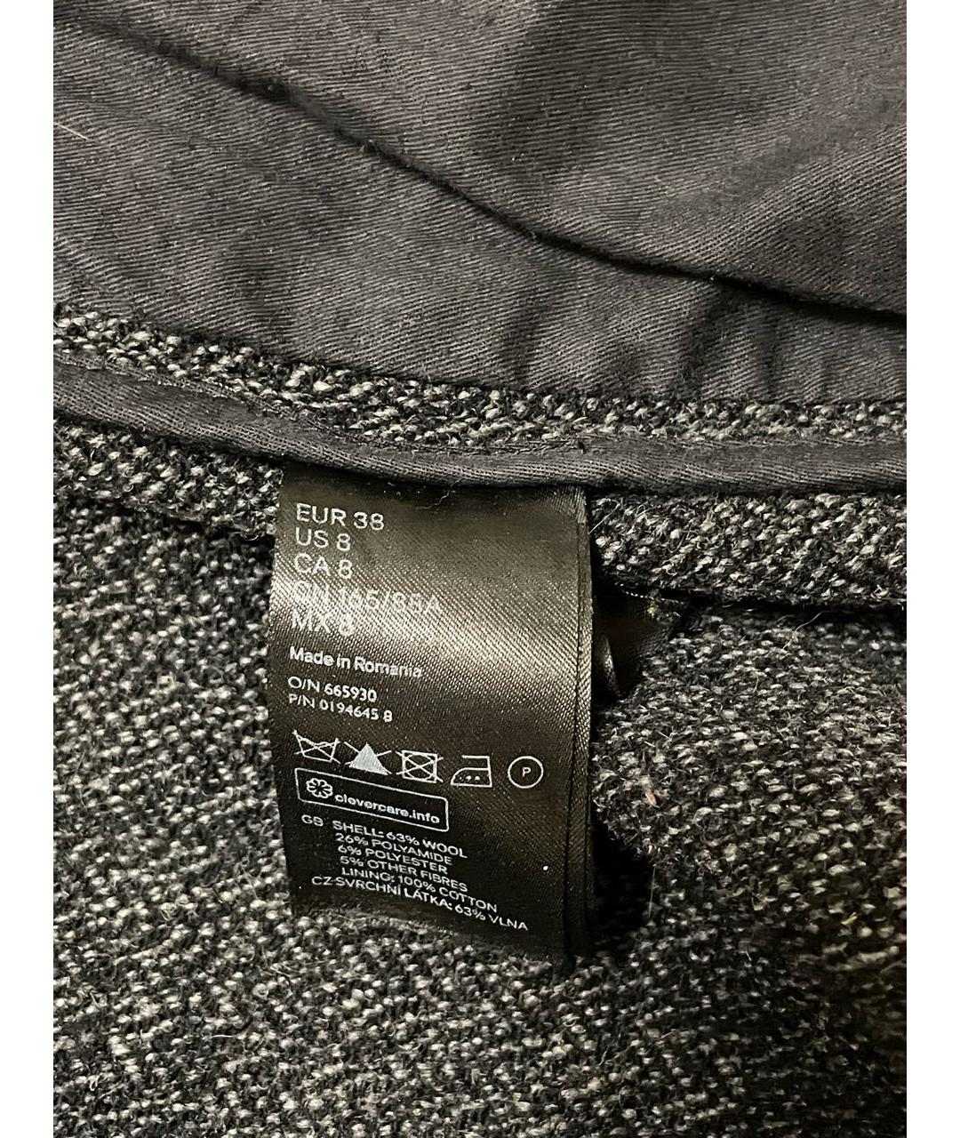 ISABEL MARANT Серый шерстяной жакет/пиджак, фото 5