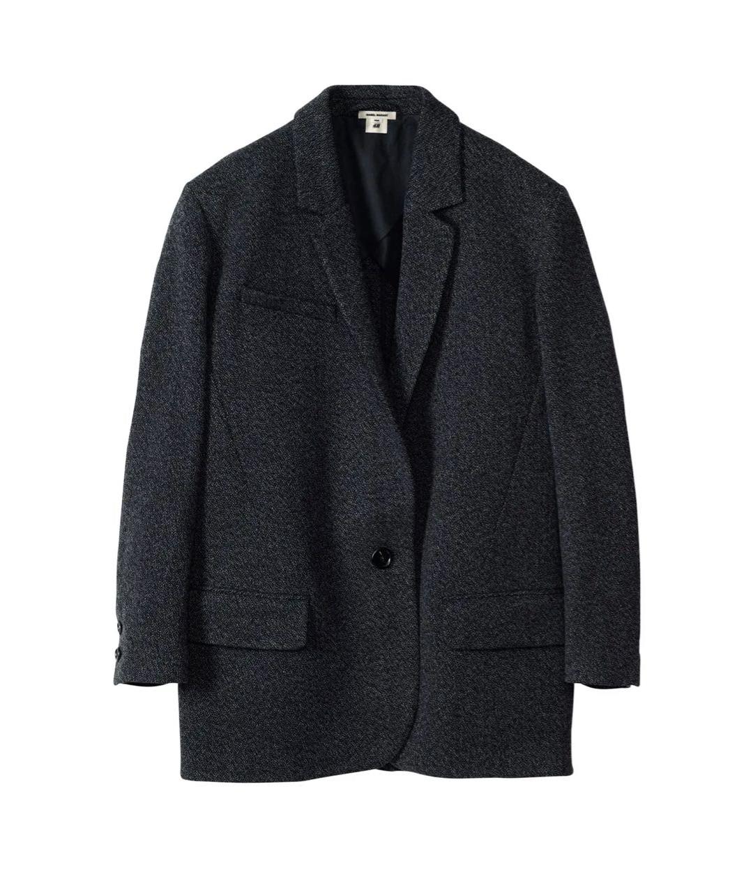 ISABEL MARANT Серый шерстяной жакет/пиджак, фото 1