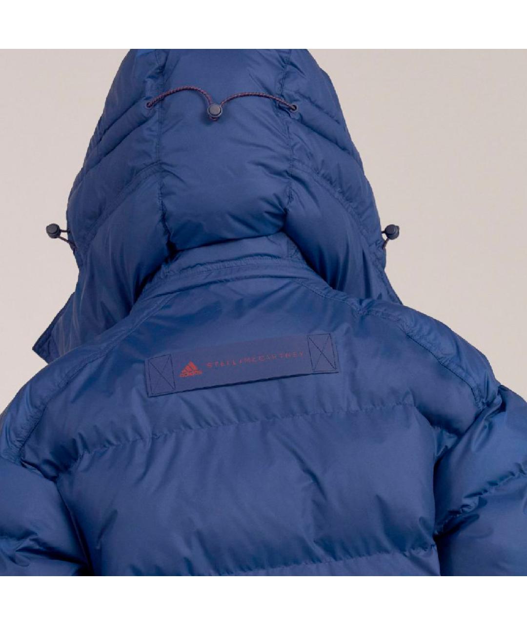 ADIDAS BY STELLA MCCARTNEY Синий полиэстеровый пуховик, фото 4