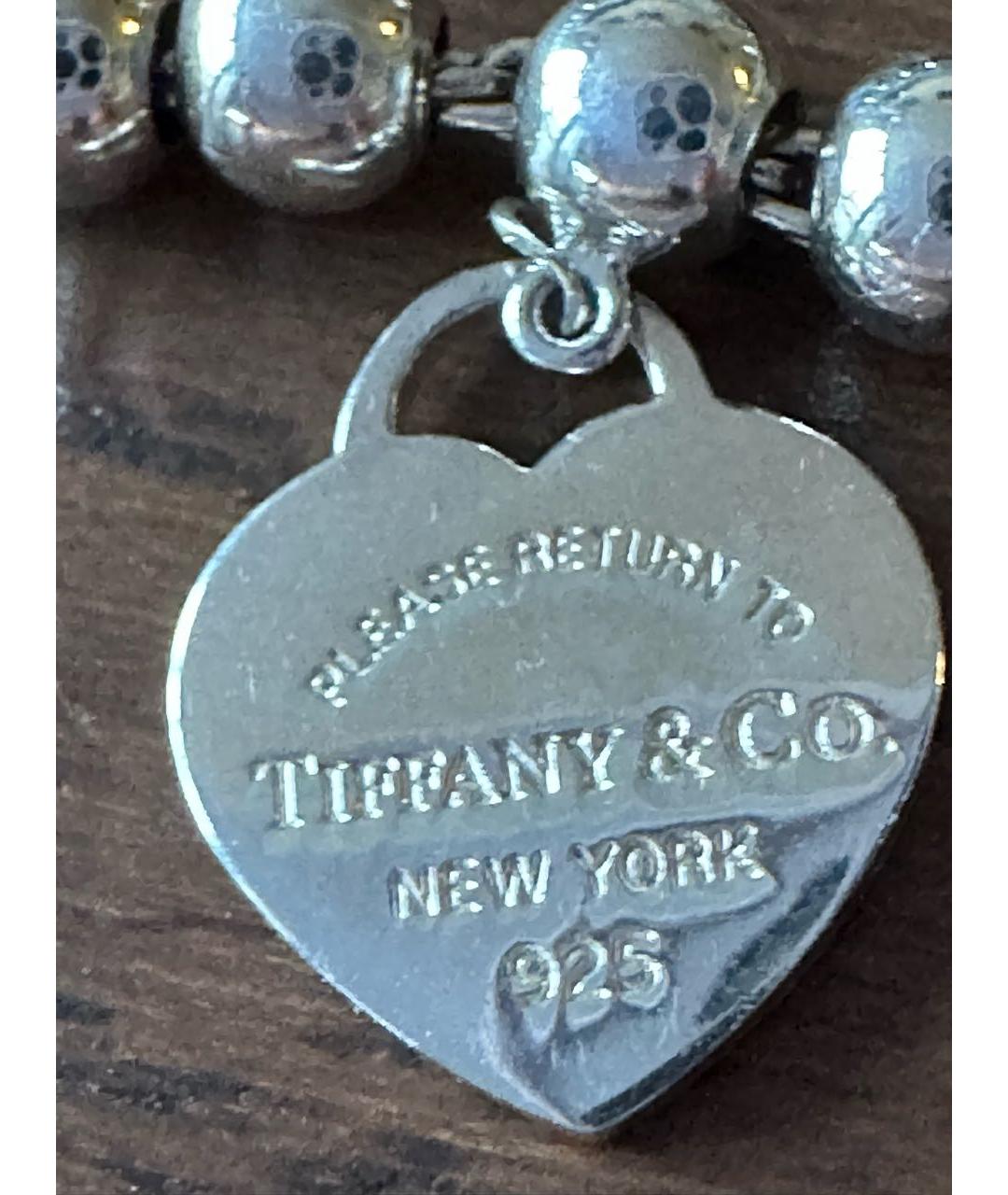 TIFFANY&CO Бирюзовый серебряный браслет, фото 4