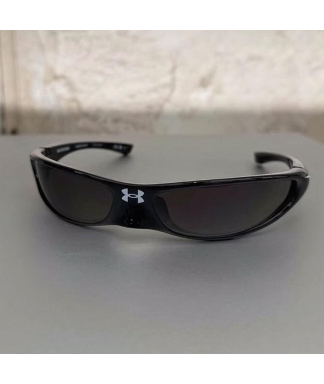 BALENCIAGA Черные пластиковые солнцезащитные очки, фото 4