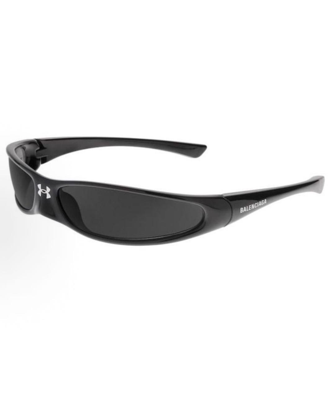 BALENCIAGA Черные пластиковые солнцезащитные очки, фото 5