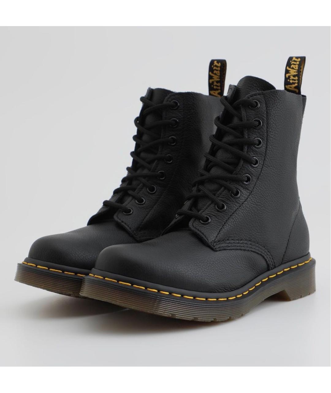 DR. MARTENS Черные кожаные ботинки, фото 2