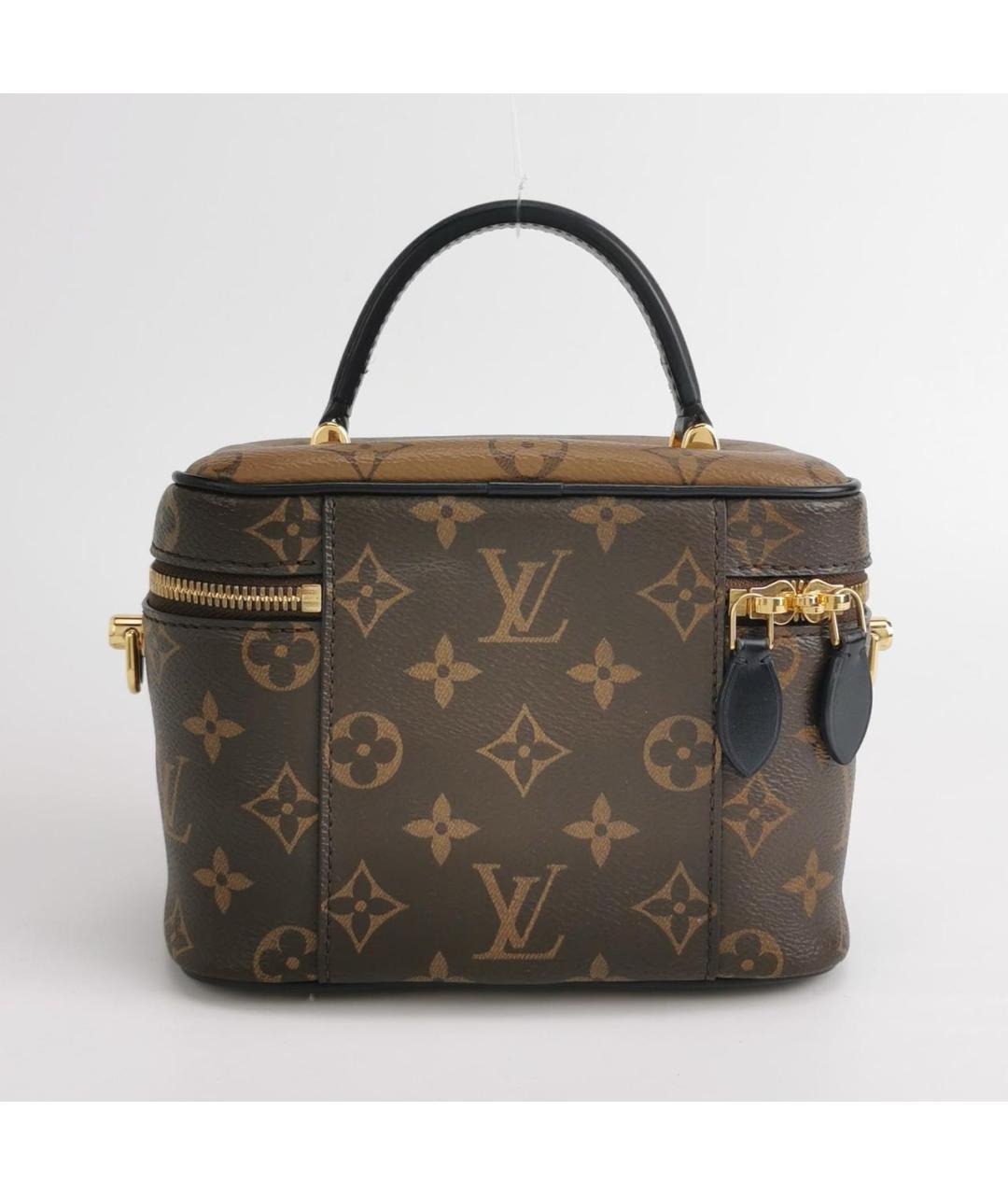 LOUIS VUITTON Коричневая кожаная сумка через плечо, фото 4