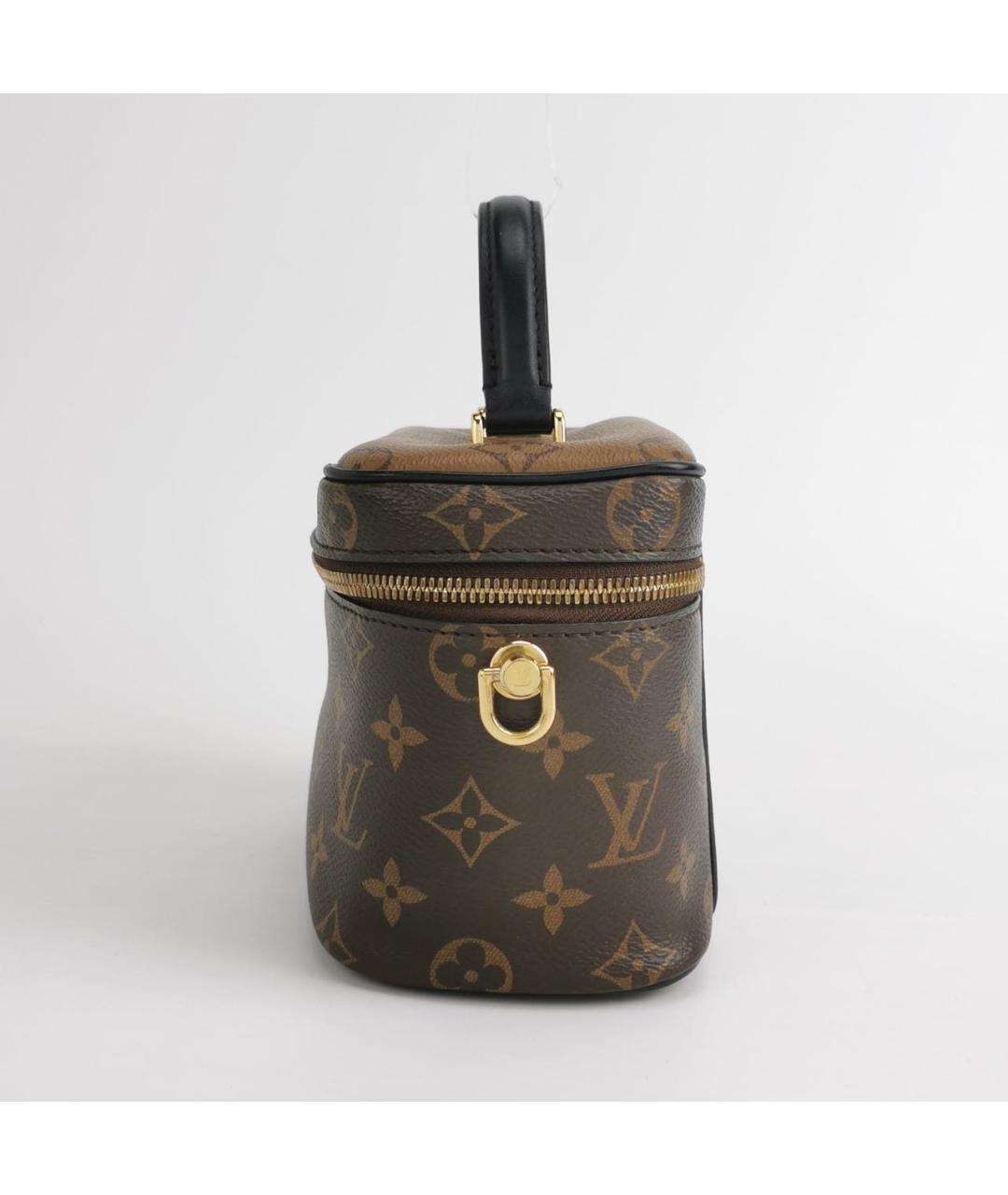 LOUIS VUITTON Коричневая кожаная сумка через плечо, фото 2