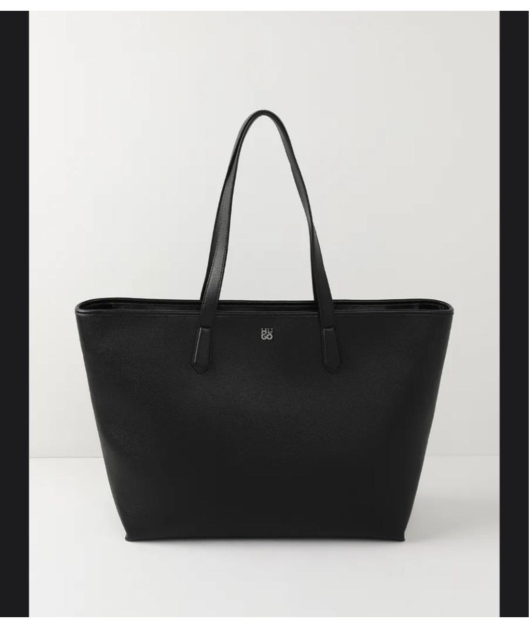 HUGO Черная сумка тоут, фото 3