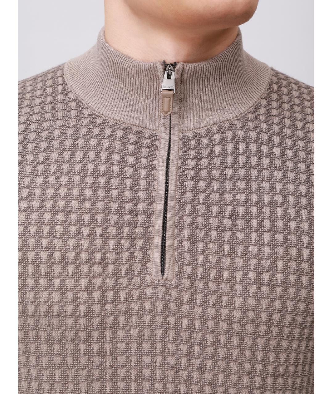 CANALI Бежевый джемпер / свитер, фото 5