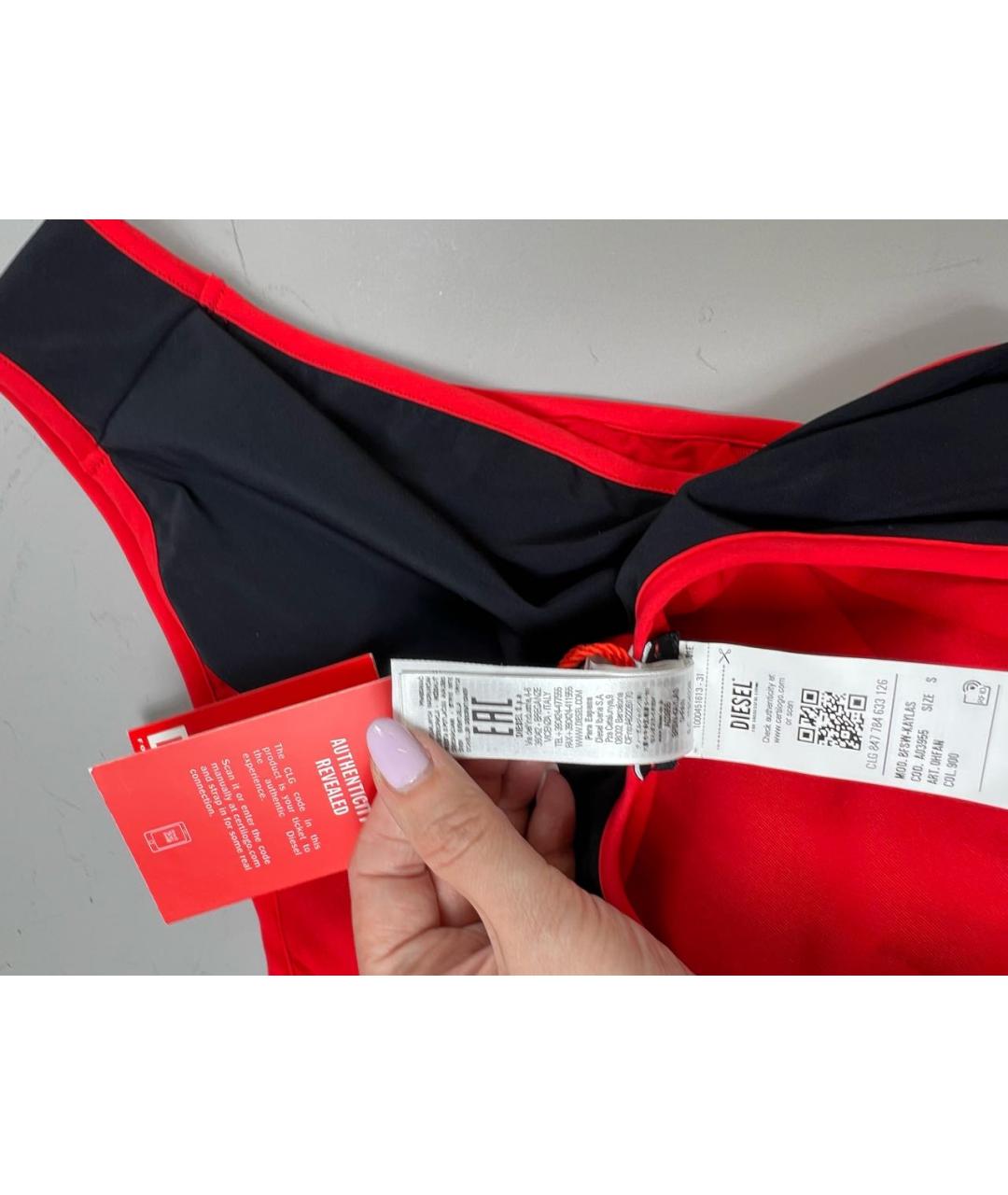 DIESEL Черный полиамидовый купальник, фото 6