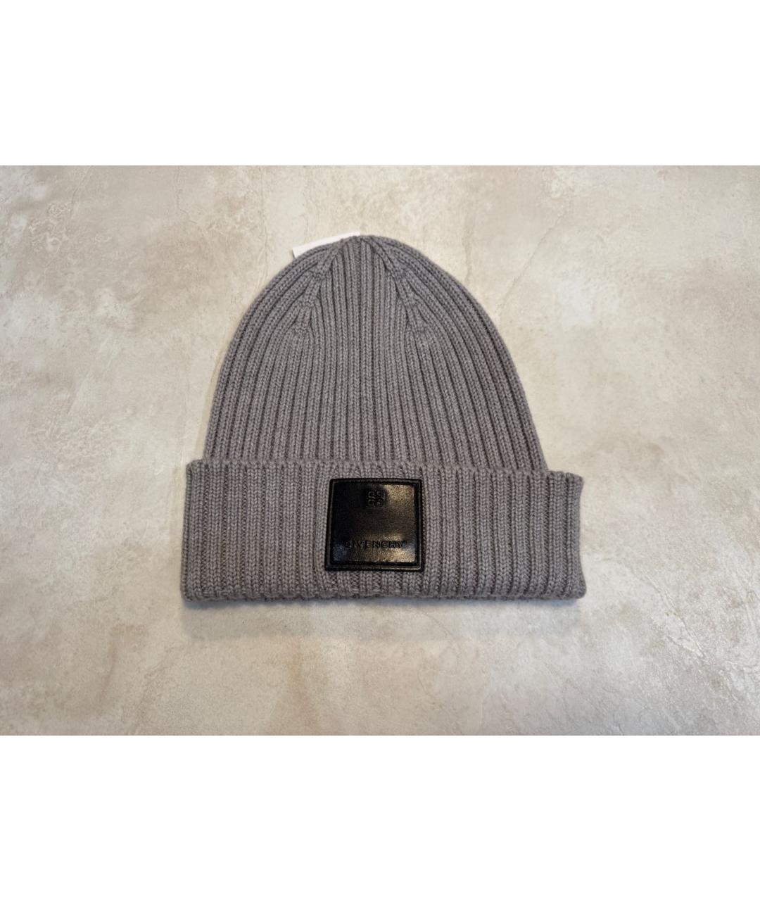 GIVENCHY Серая шерстяная шапка, фото 3