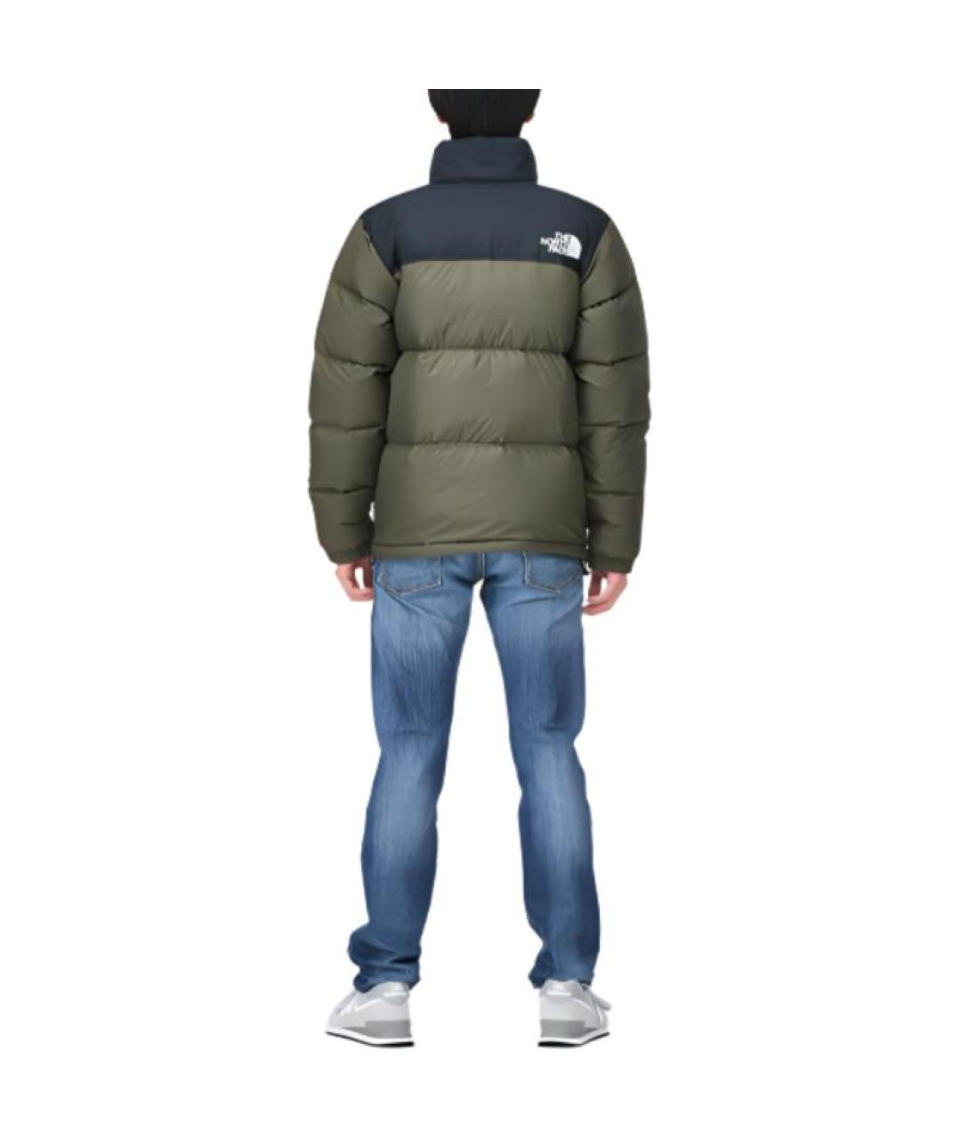 THE NORTH FACE Хаки полиамидовый пуховик, фото 3