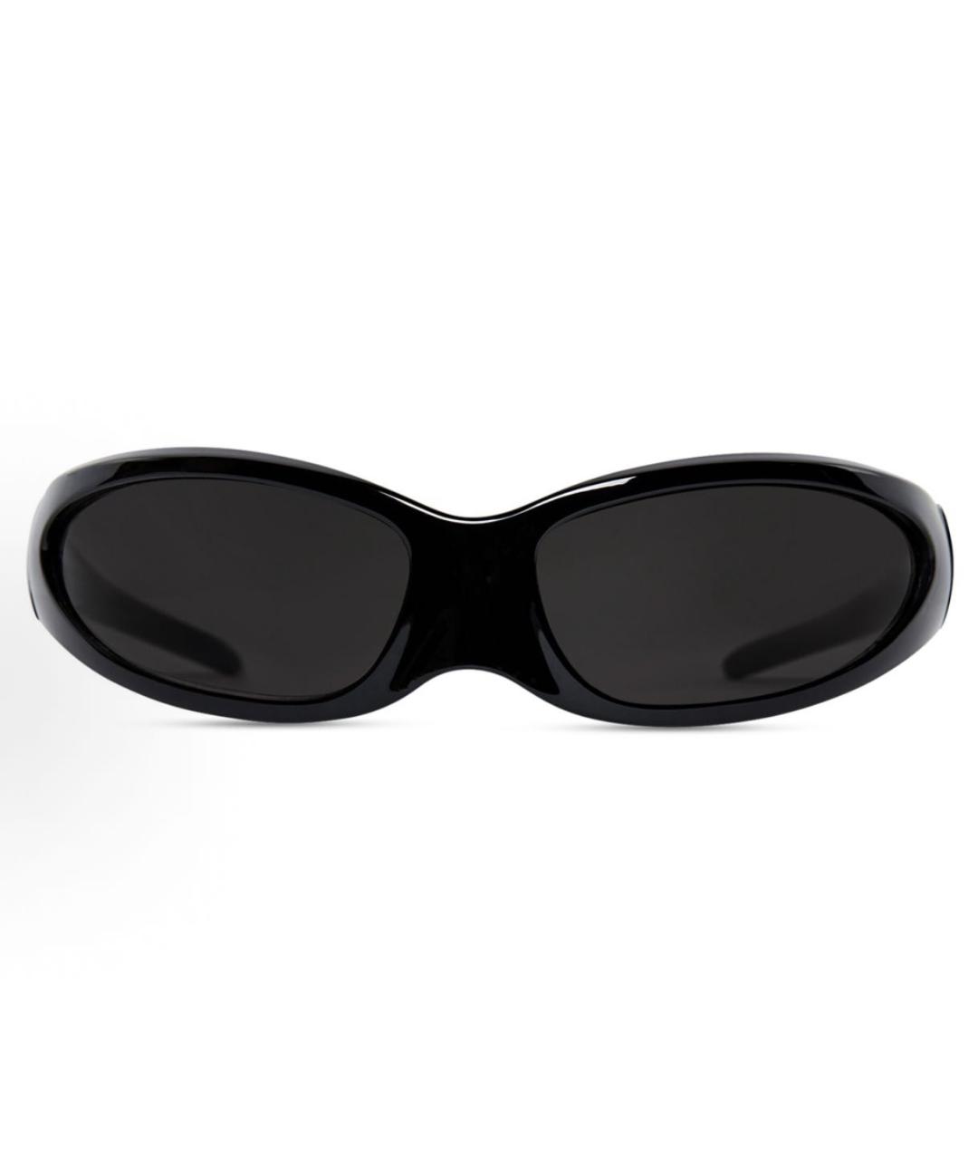 BALENCIAGA Черные пластиковые солнцезащитные очки, фото 2