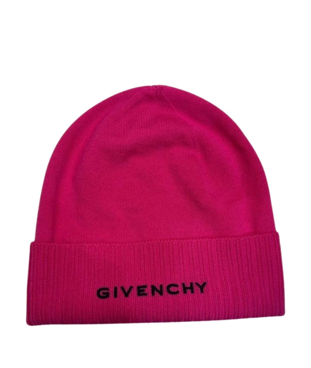 GIVENCHY Розовая шерстяная шапка, фото 1