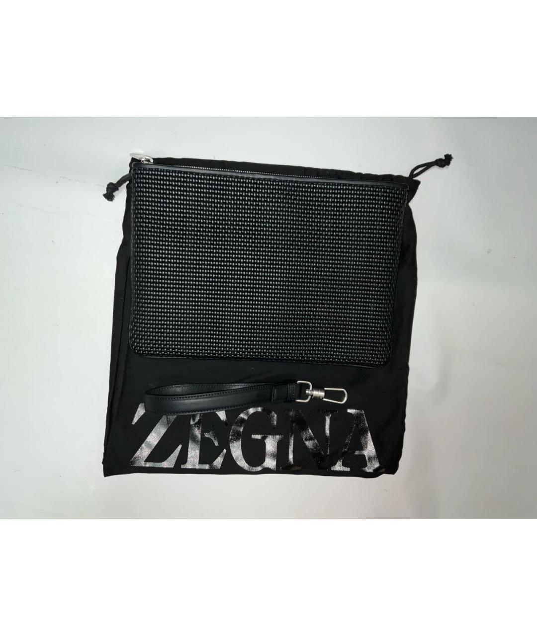 KITON Черная кожаная папка для документов, фото 2